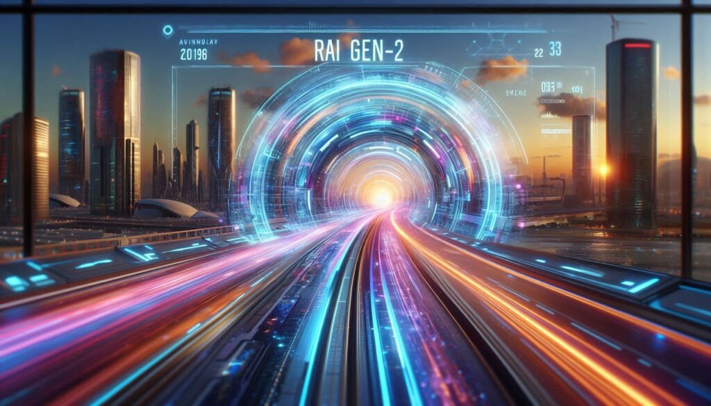 Runway Gen-3 AI video generation interface 2026